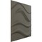 Ekena Millwork 19 5/8in. W x 19 5/8in. H Wave EnduraWall Decorative 3D Wall Panel Covers 2.67 Sq. Ft. WP20X20WVISG - alternate 5